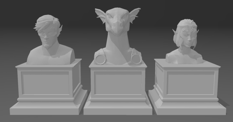 Busts - World of Warcraft - Dracthyr and Visages