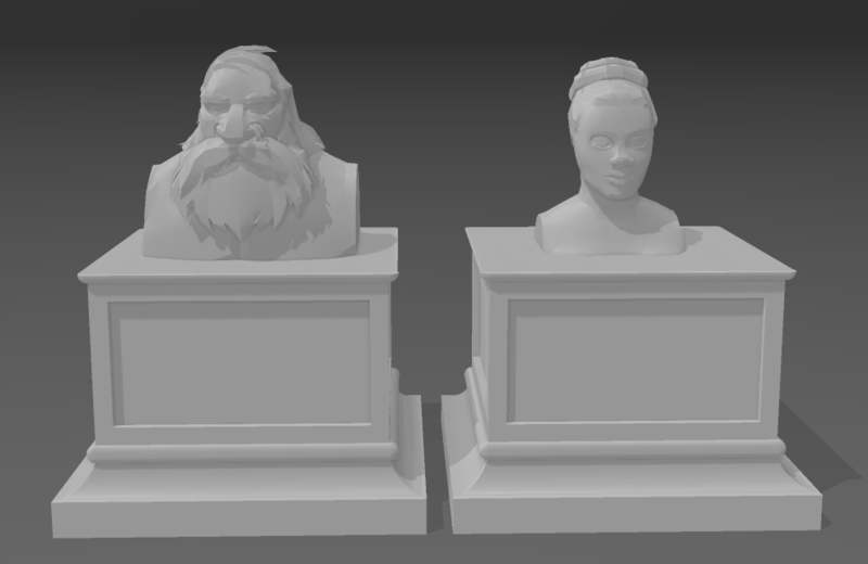 Busts - World of Warcraft - Dwarfs