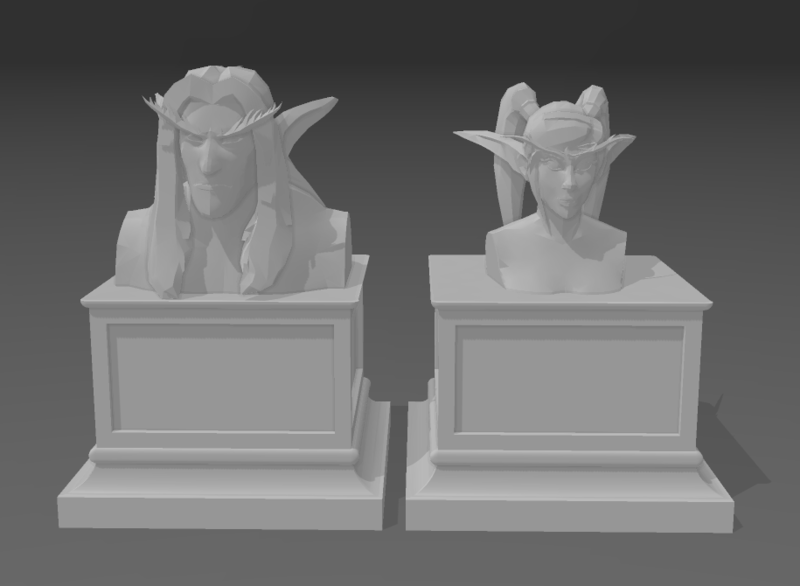 Busts - World of Warcraft - Night Elfs