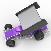 New Zealand Modified stock car while turning 1:25 - Thumbnail 4