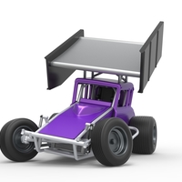 New Zealand Modified stock car while turning 1:25 - Thumbnail 6