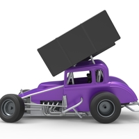 New Zealand Modified stock car while turning 1:25 - Thumbnail 7