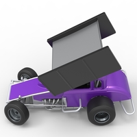 New Zealand Modified stock car while turning 1:25 - Thumbnail 8