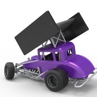 New Zealand Modified stock car while turning 1:25 - Thumbnail 10