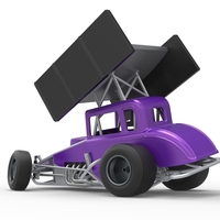 New Zealand Modified stock car while turning 1:25 - Thumbnail 11