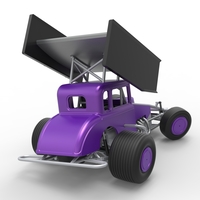 New Zealand Modified stock car while turning 1:25 - Thumbnail 14