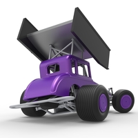 New Zealand Modified stock car while turning 1:25 - Thumbnail 15