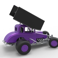 New Zealand Modified stock car while turning 1:25 - Thumbnail 16