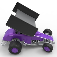 New Zealand Modified stock car while turning 1:25 - Thumbnail 19