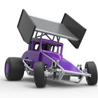 New Zealand Modified stock car while turning 1:25 - Thumbnail 23