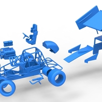 New Zealand Modified stock car while turning 1:25 - Thumbnail 24