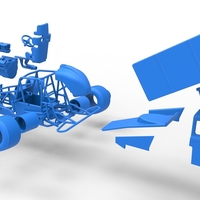 New Zealand Modified stock car while turning 1:25 - Thumbnail 25