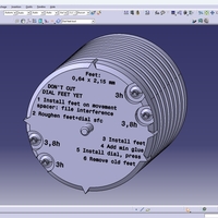 Seiko 28,5 dial feet installation tool - Thumbnail 1