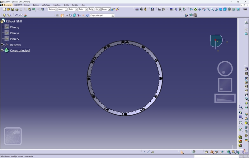 Seiko SKX007 GMT chapter ring