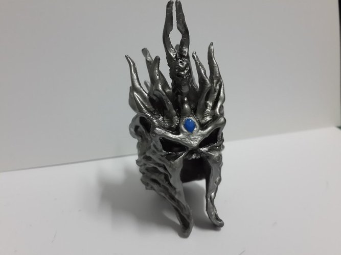 lich king-helmet 阿薩斯頭盔 3D Print 57810