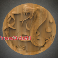 Cobra 3D STL Model - Thumbnail 1