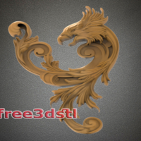 Eagle 3D STL Model - Thumbnail 1