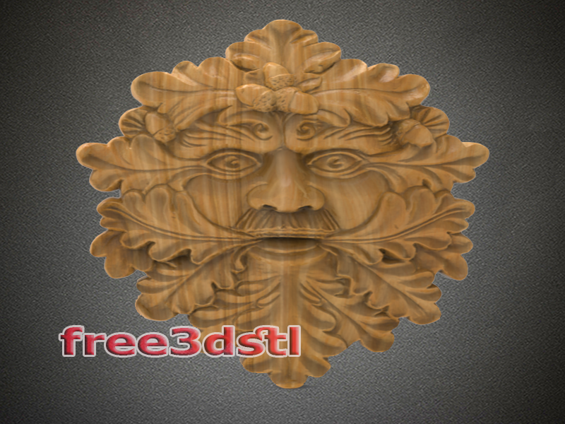 Green man 3D STL Model