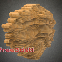 Green man 3D STL Model - Thumbnail 2