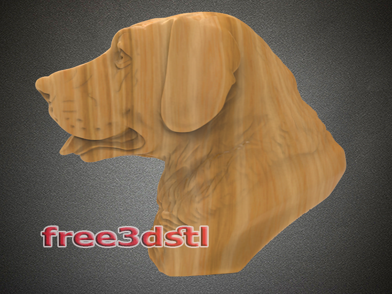 Labrador 3D STL Model