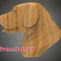 Labrador 3D STL Model - Thumbnail 1