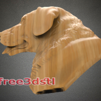 Labrador 3D STL Model - Thumbnail 3