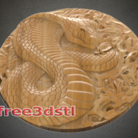 Snake 3D STL Model - Thumbnail 2