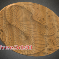 Snake 3D STL Model - Thumbnail 3