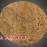 Snake 3D STL Model - Thumbnail 4