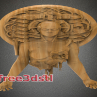 Wall cyborg 3D STL Model - Thumbnail 1
