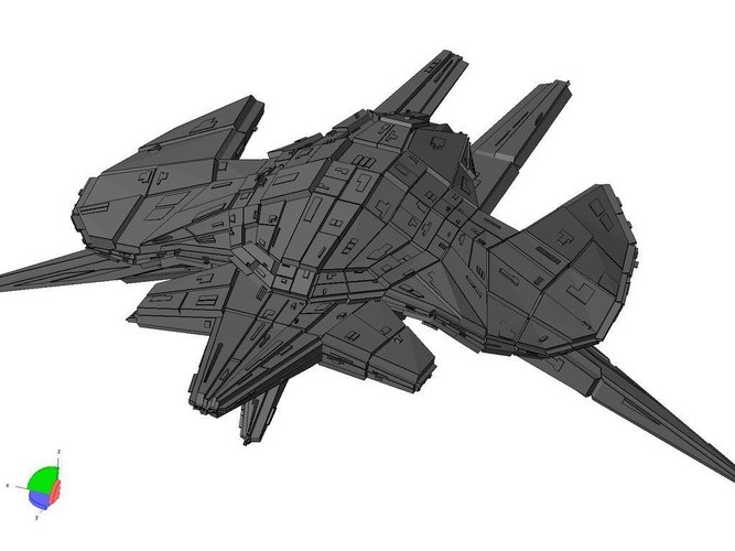 Spaceship-6 3D Print 57829