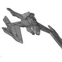 Small Spaceship-5 3D Printing 57831