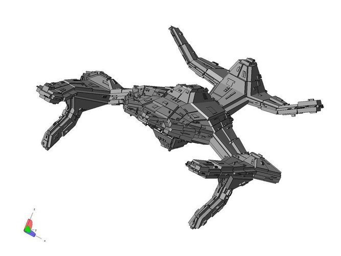 Spaceship-4 3D Print 57832