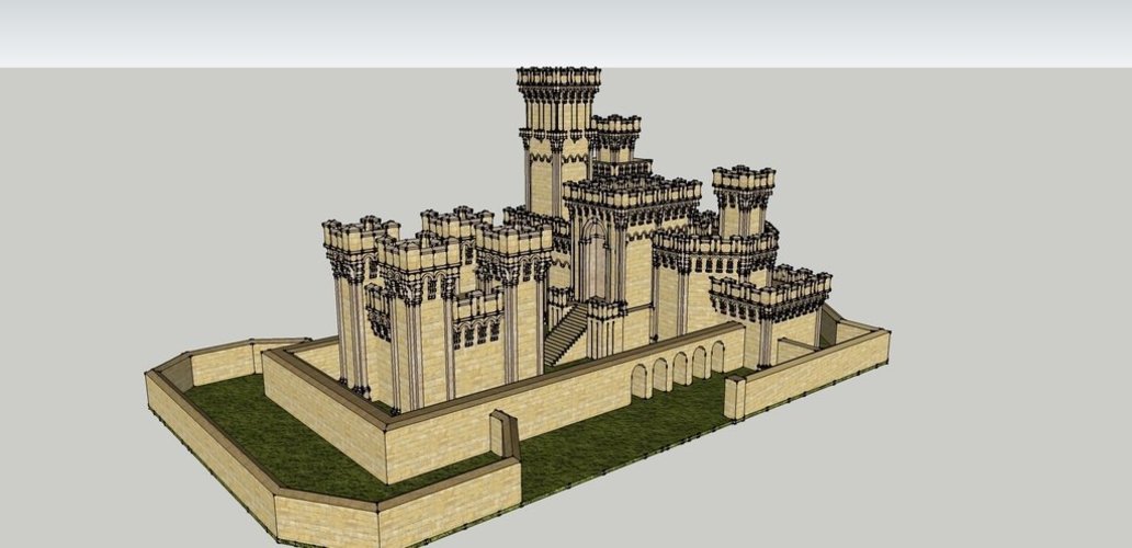 Castle 3D Print 57837