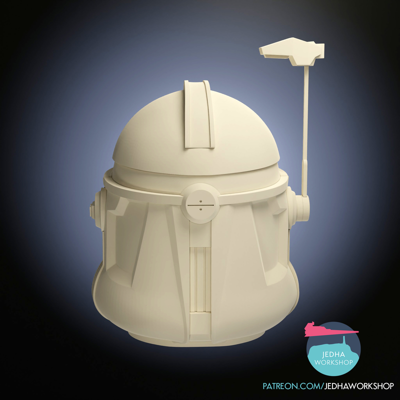 Captain Rex/Old man Rex (Realistic) Star Wars (ROTS) - Pinshape