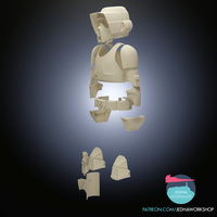 Biker Scout Trooper Full Armour Star Wars (ROTJ) - Thumbnail 2