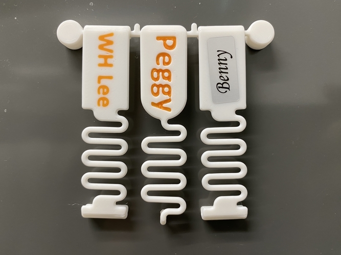 Magnetic Milk Carton Name Tag Holder
