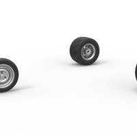 Wheel Set of Ape car proto Scale 1:25 - Thumbnail 1