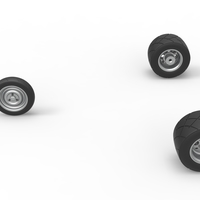 Wheel Set of Ape car proto Scale 1:25 - Thumbnail 5