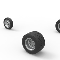 Wheel Set of Ape car proto Scale 1:25 - Thumbnail 6