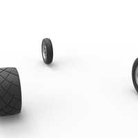 Wheel Set of Ape car proto Scale 1:25 - Thumbnail 7