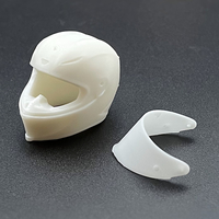 Realistic Motorbike  Motorcycle Helmet - Thumbnail 1