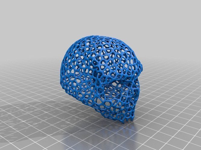  Voronoi skull 3D Print 57908