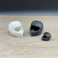 Realistic Motorbike  Motorcycle Helmet - Thumbnail 2