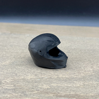 Realistic Motorbike  Motorcycle Helmet - Thumbnail 4