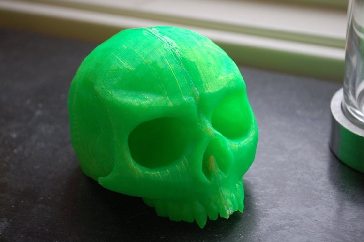 Skull shift knob by a_shs 3D Print 57909
