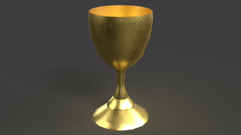3D Printable Golden Goblet