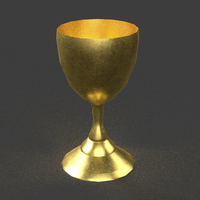 3D Printable Golden Goblet - Thumbnail 6