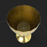 3D Printable Golden Goblet - Thumbnail 9