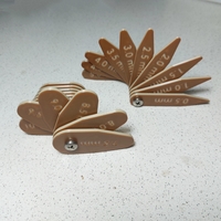 INTERNAL FILLET GAUGE 0.5 - 14MM - Thumbnail 1